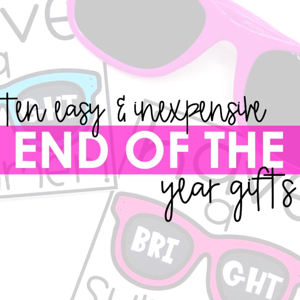 10 Easy and Inexpensive End of the Year Gifts